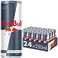 Los mejores  - Red Bull Zero- Bebida energética - 24 de 250 ml. (Total 6000 ml.)